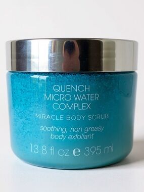Quench Micro Water Complex Miracle Body Scrub 13.8 fl oz New in box!